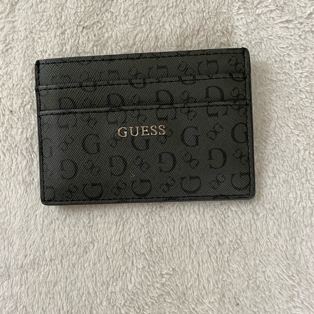 “GUESS” 3 Slot Card Holder